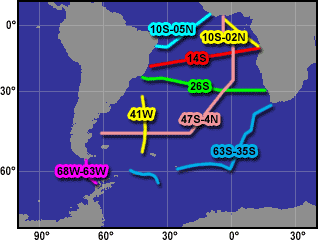 SAVE Atlantic Section Map