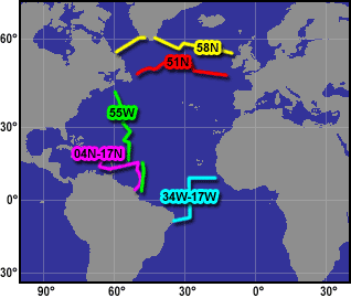 TTO Atlantic Section Map